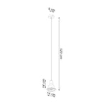 Pendelleuchte TALEJA 1 weiß [ES111] Sollux Lighting