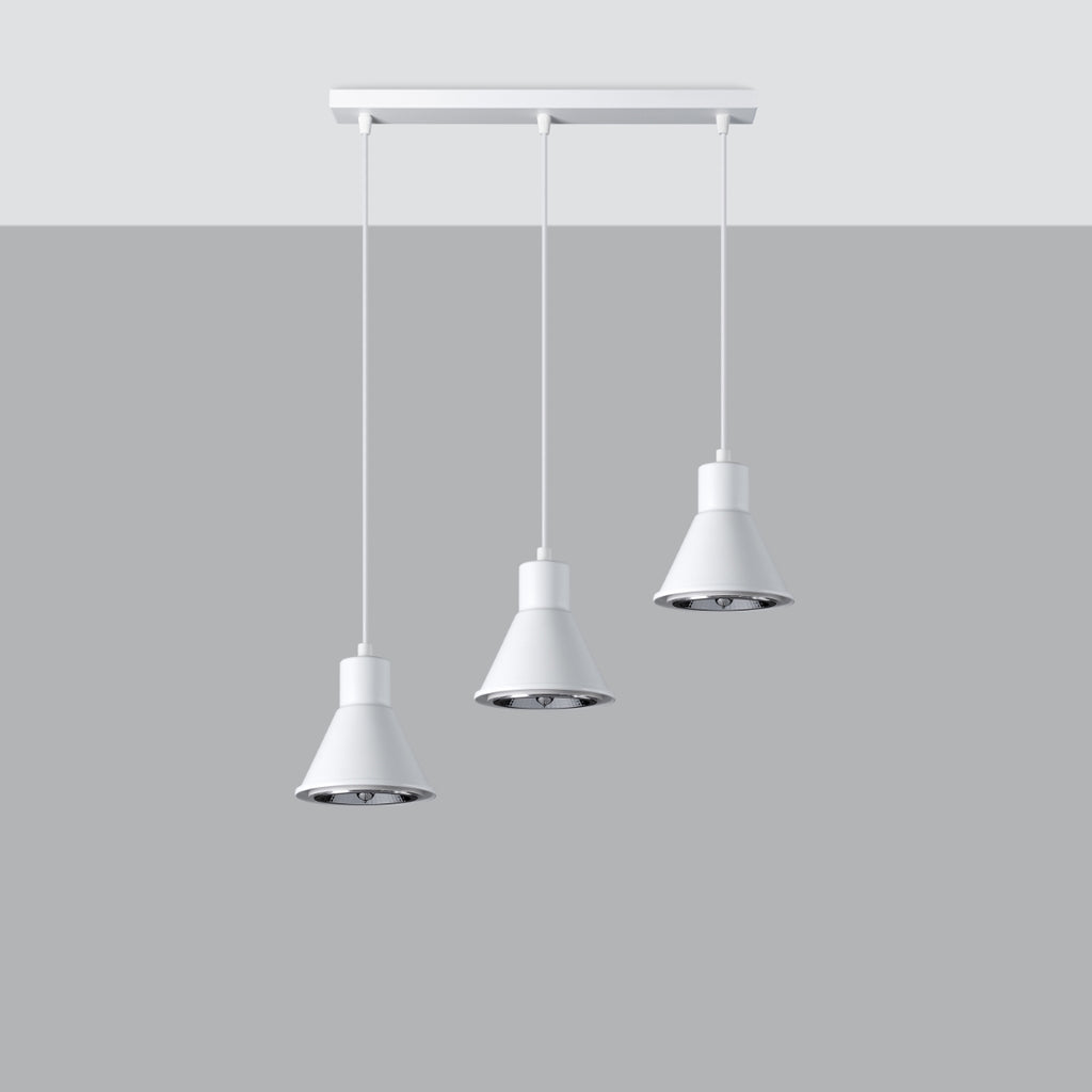 Pendelleuchte TALEJA 3 weiß [ES111] Sollux Lighting