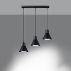 Pendelleuchte TALEJA 3 schwarz [ES111] Sollux Lighting