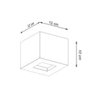 Wandleuchte LEO Beton Sollux Lighting