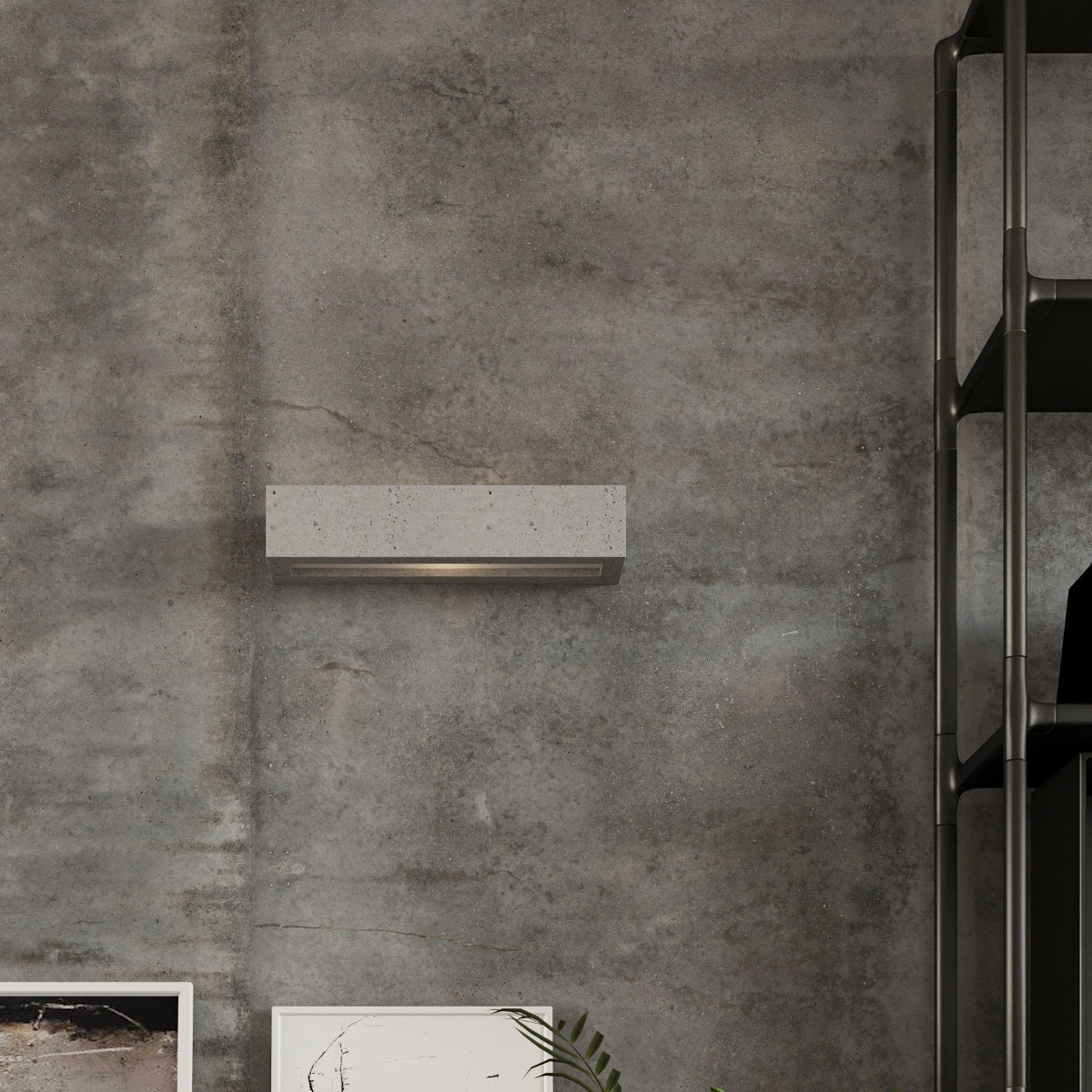 Wandleuchte VEGA 50 Beton Sollux Lighting