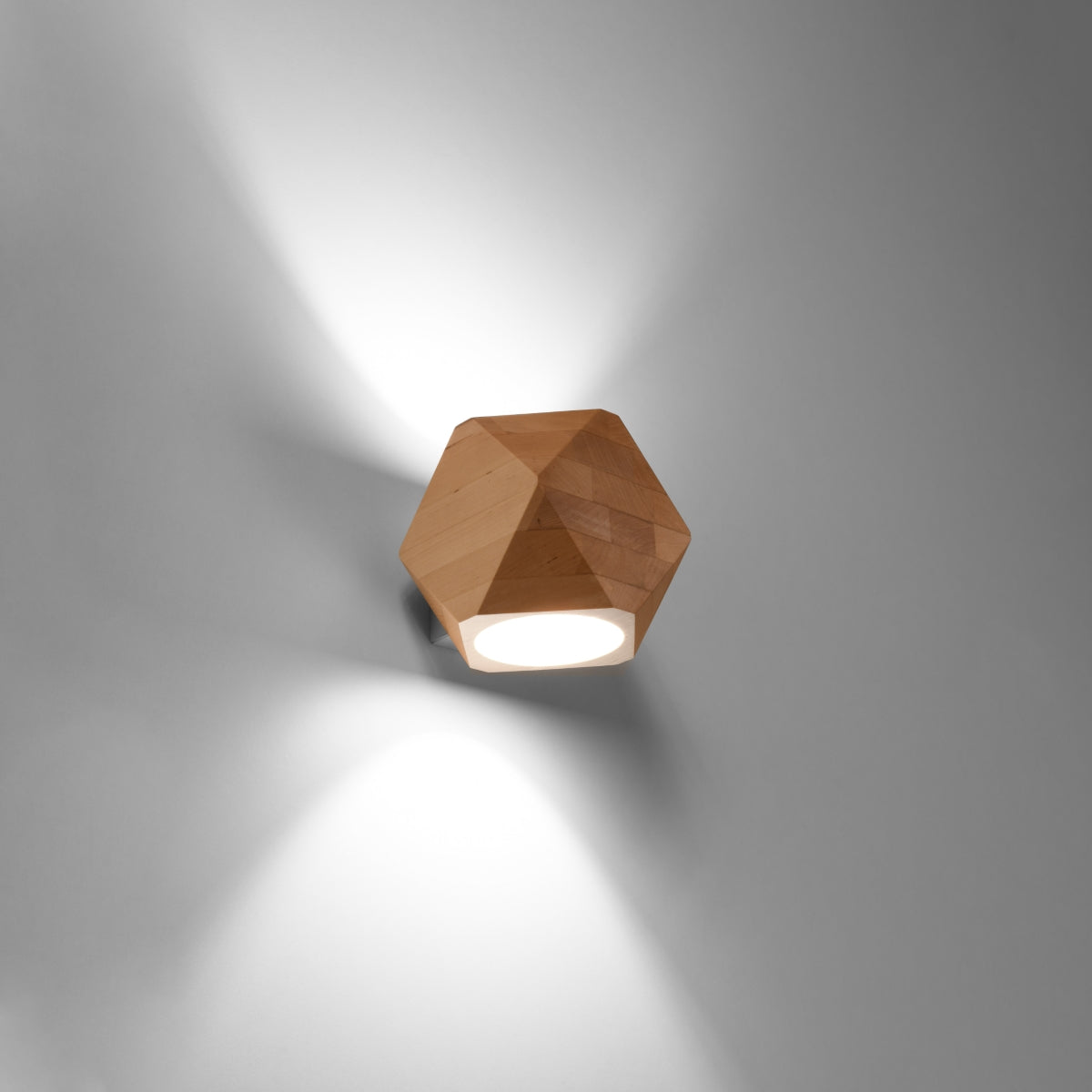 Wandleuchte WOODY Naturholz Sollux Lighting