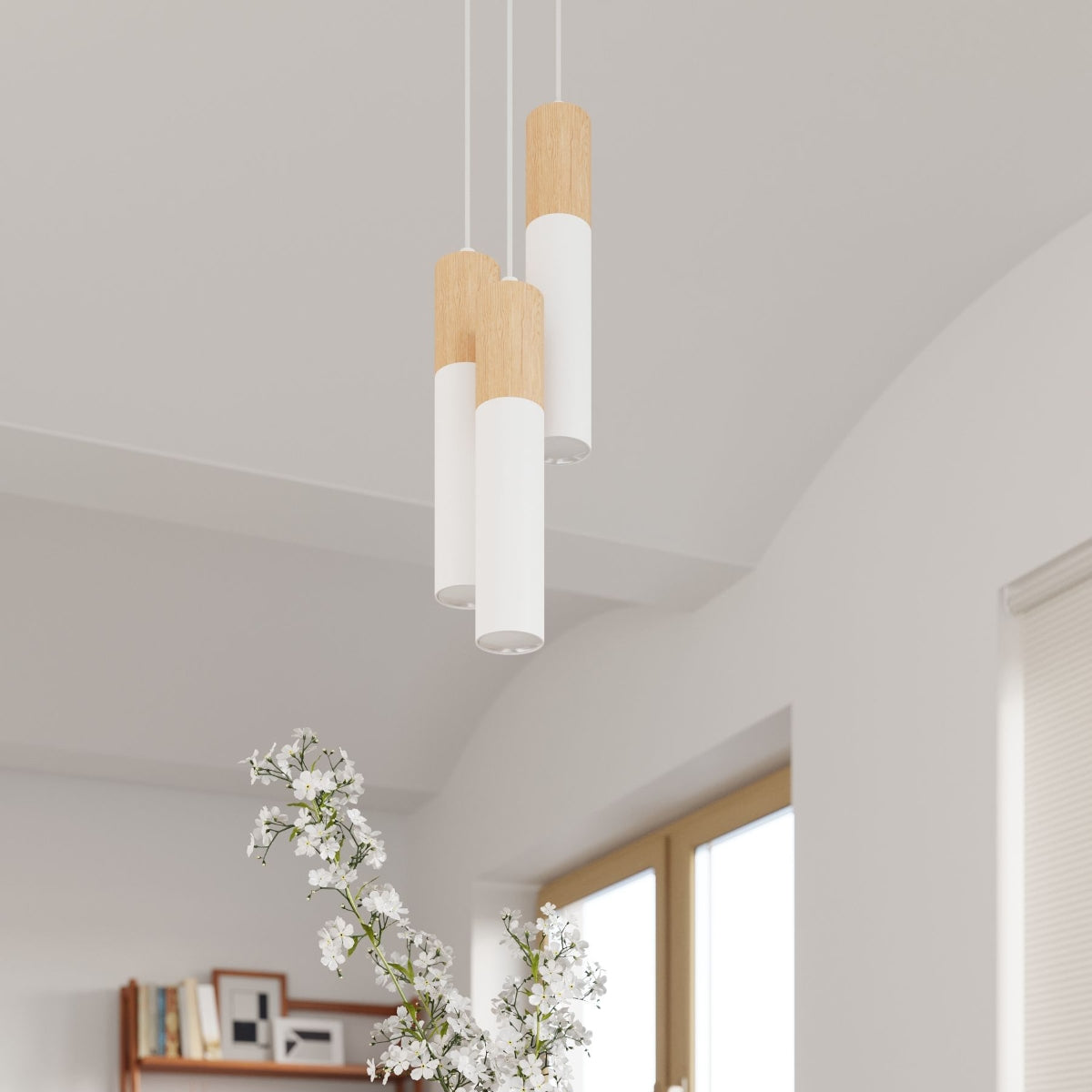 Pendelleuchte PABLO 3P weiß Sollux Lighting