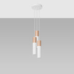 Pendelleuchte PABLO 3P weiß Sollux Lighting