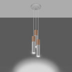 Pendelleuchte PABLO 3P weiß Sollux Lighting