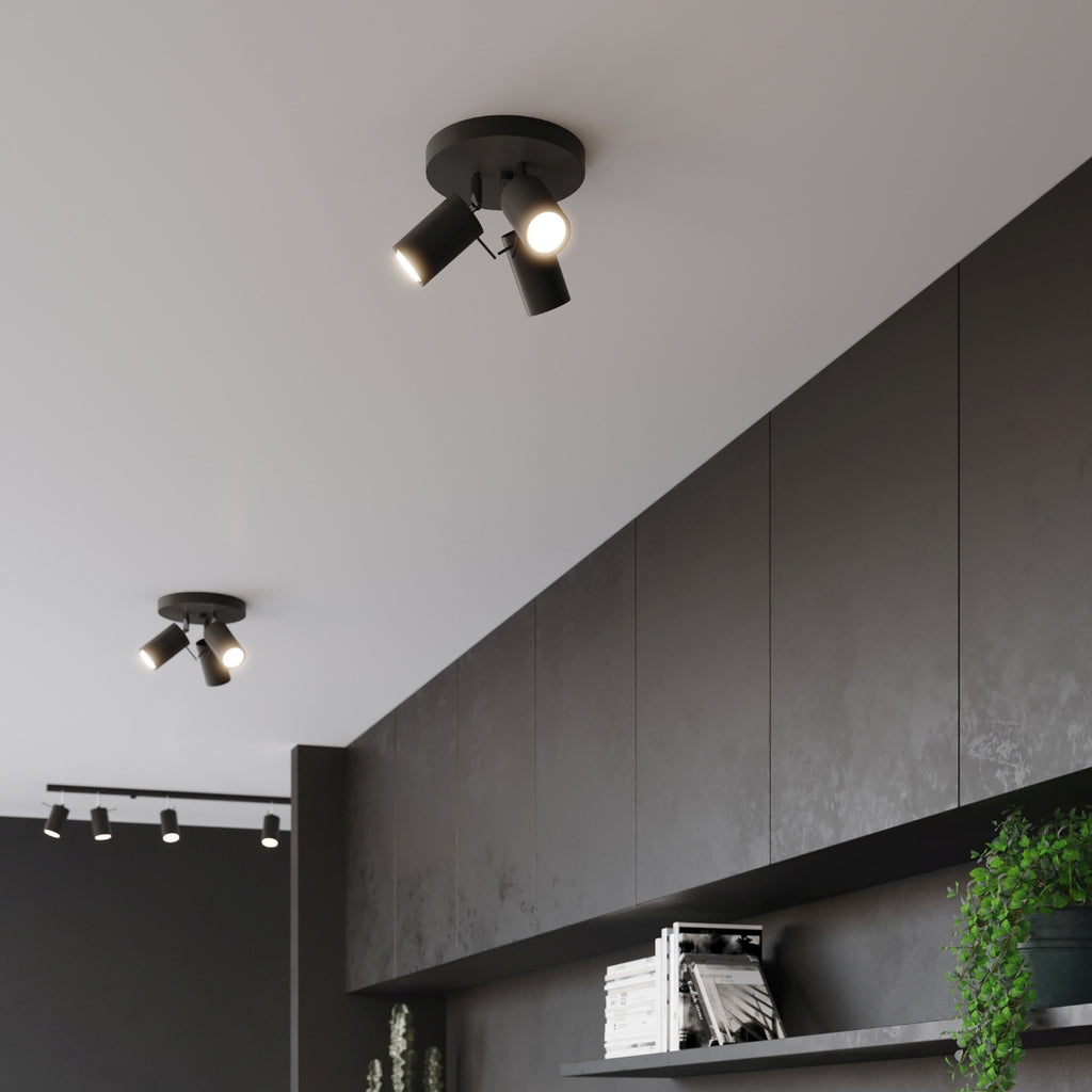 Deckenleuchte - Spot - Strahler RING 3P schwarz Sollux Lighting