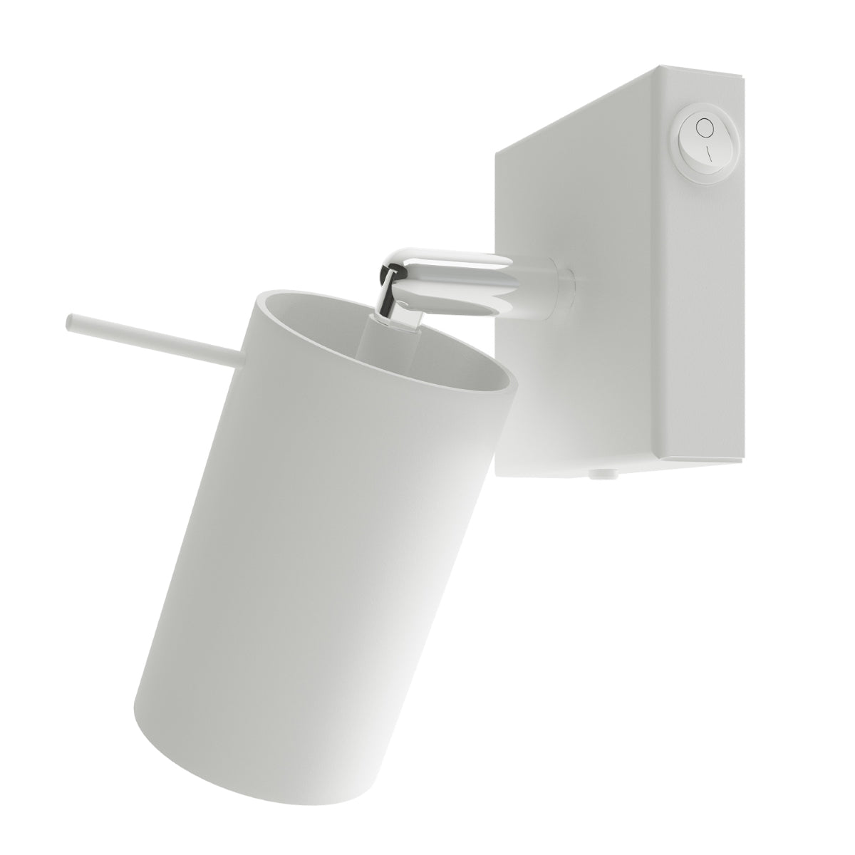 Wandleuchte RING weiß mit einem Schalter Sollux Lighting