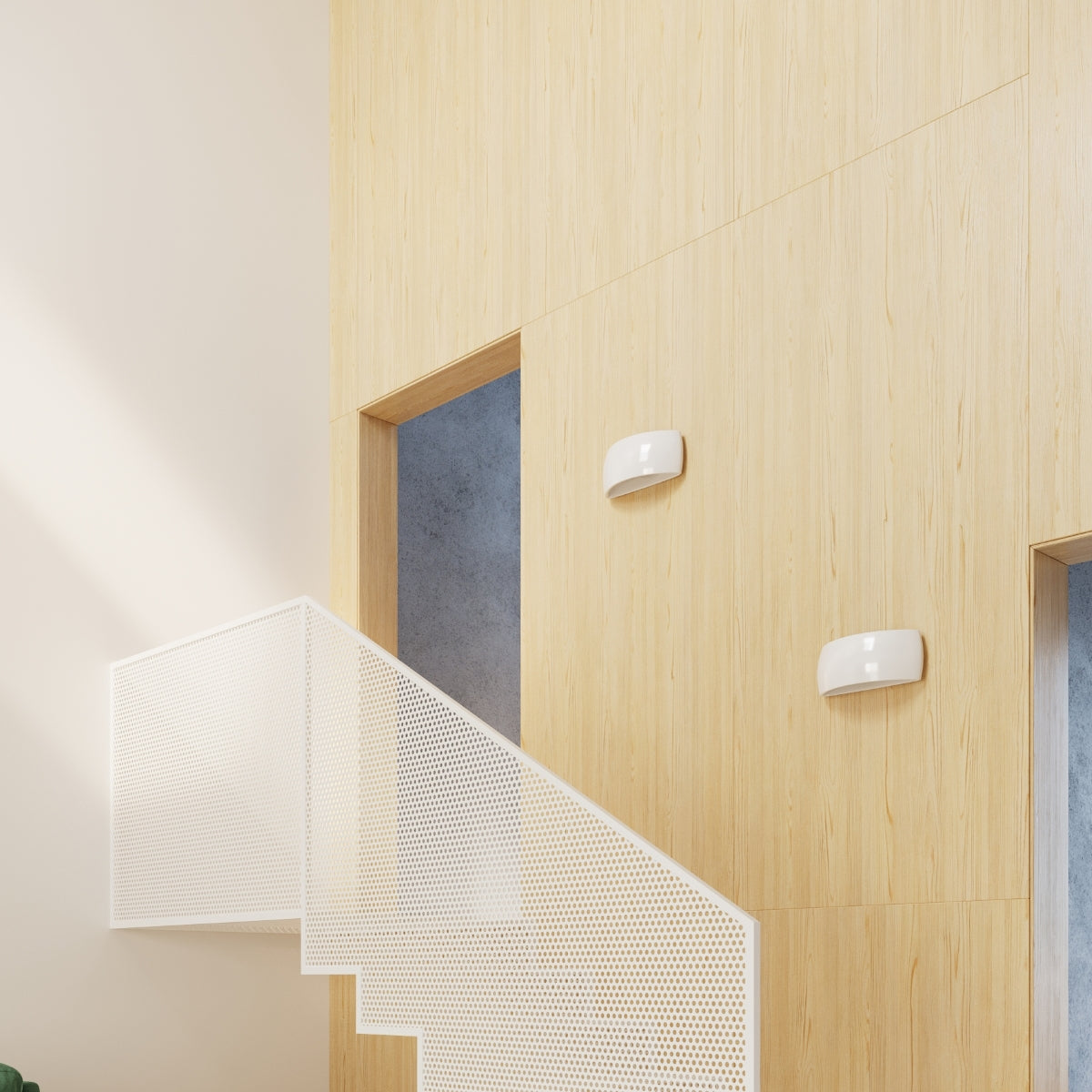 Wandleuchte PONTIUS weiß glänzend lackiert Sollux Lighting