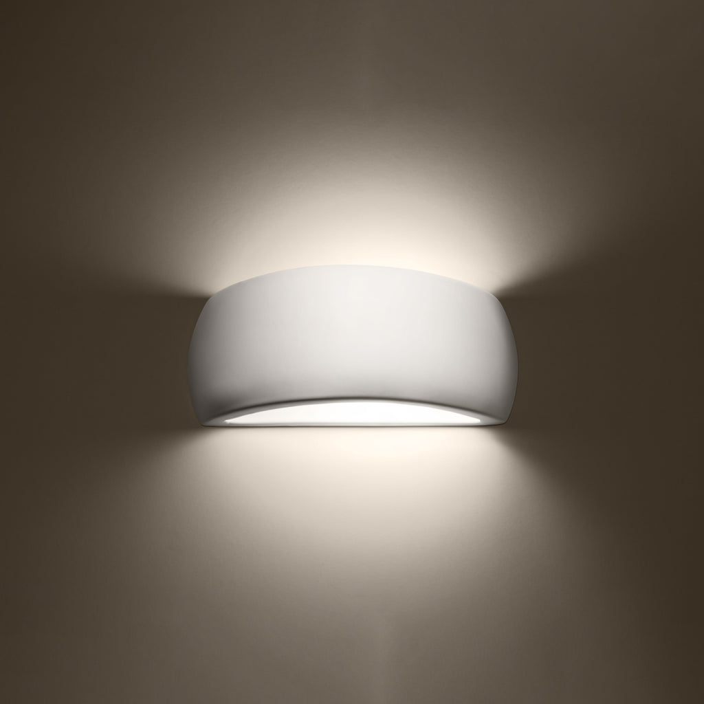 Wandleuchte PONTIUS weiß glänzend lackiert Sollux Lighting