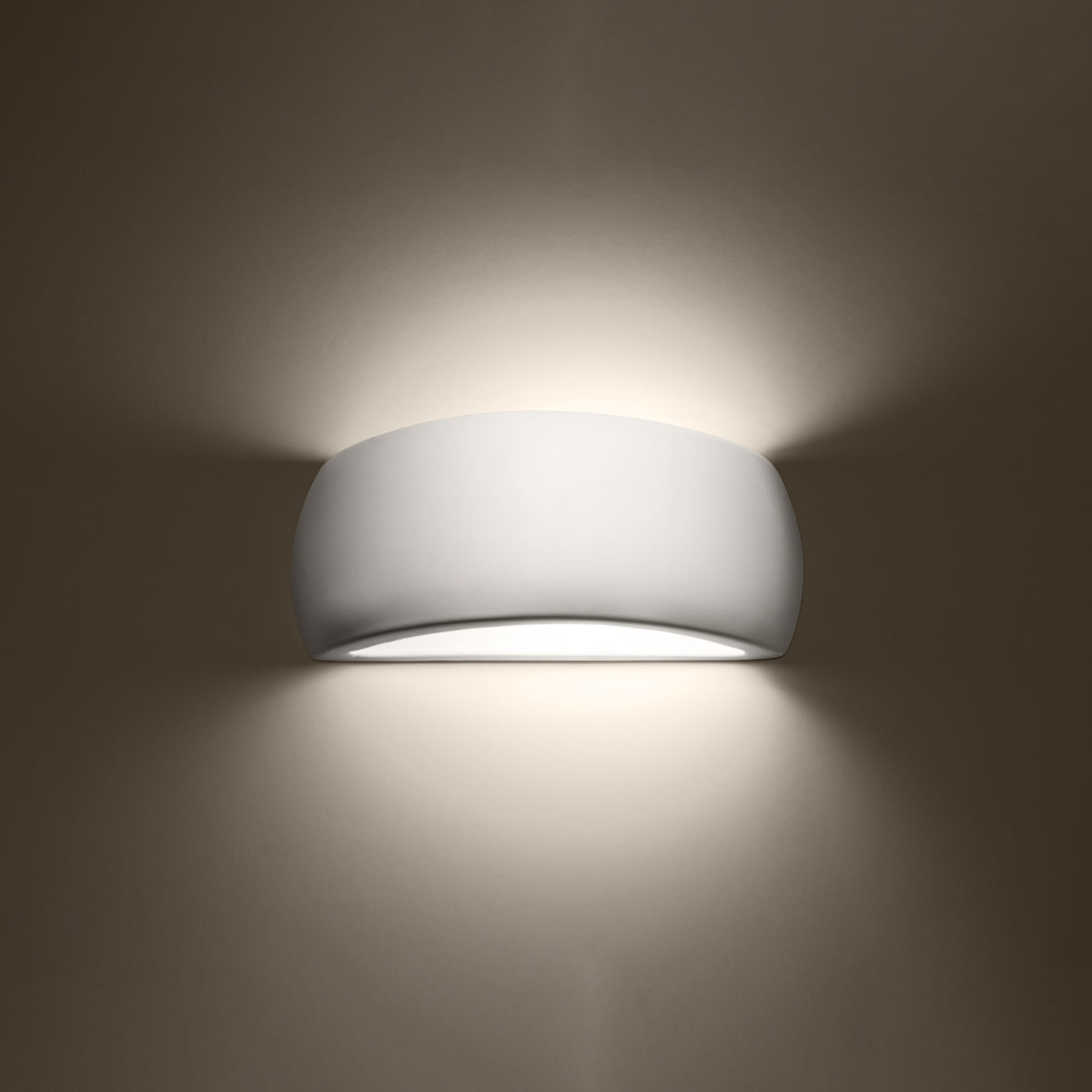 Wandleuchte PONTIUS weiß glänzend lackiert Sollux Lighting