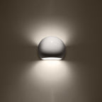 Wandleuchte GLOBE weiß glänzend lackiert Sollux Lighting