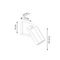 Wandleuchte ZEKE Eiche Sollux Lighting