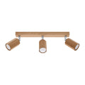 Deckenleuchte - Spot - Strahler ZEKE 3 Eiche Sollux Lighting