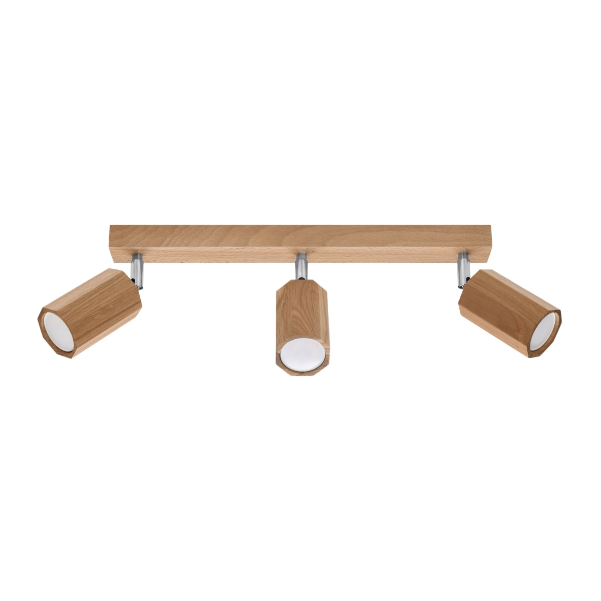 Deckenleuchte - Spot - Strahler ZEKE 3 Eiche Sollux Lighting