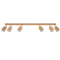 Deckenleuchte - Spot - Strahler KEKE 6 Eiche Sollux Lighting