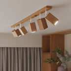 Deckenleuchte - Spot - Strahler KEKE 6 Eiche Sollux Lighting