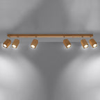 Deckenleuchte - Spot - Strahler KEKE 6 Eiche Sollux Lighting