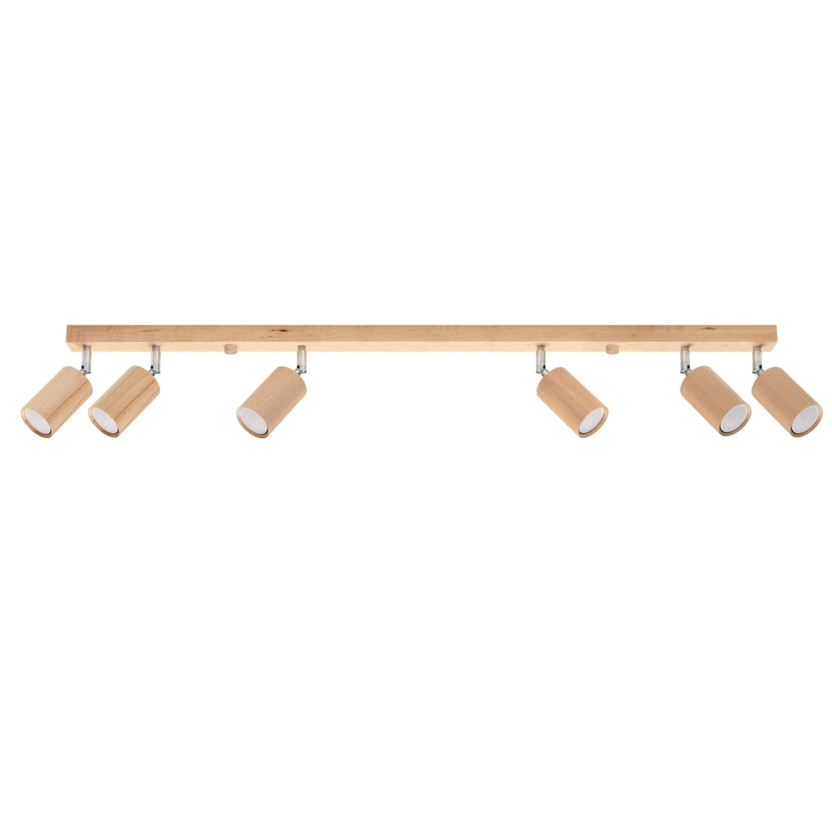 Deckenleuchte - Spot - Strahler BERG 6 Naturholz Sollux Lighting