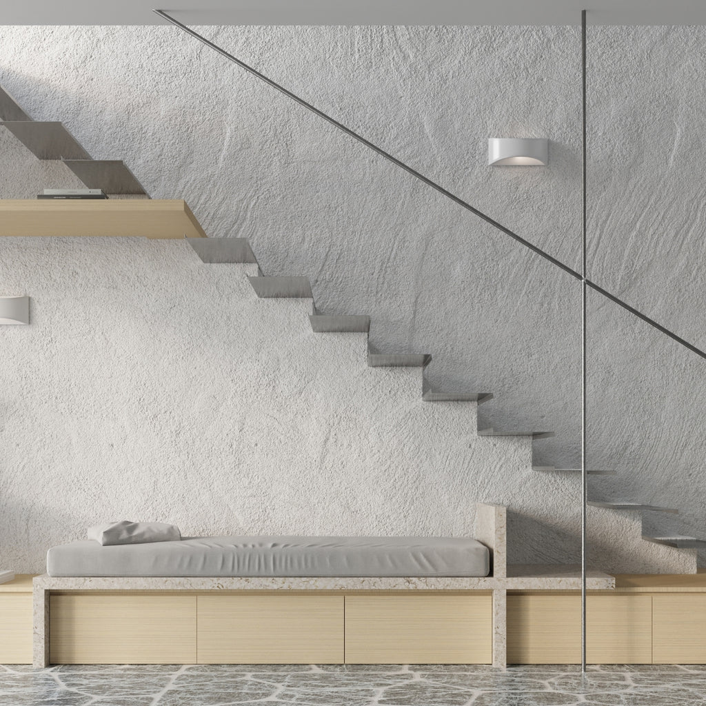 Lackierte Wandleuchte VIXEN weiß glänzend Sollux Lighting