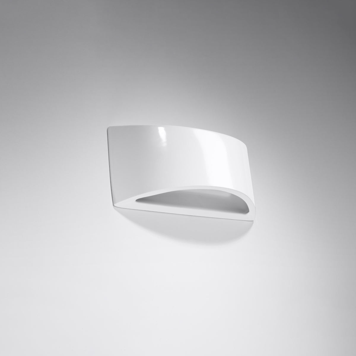 Lackierte Wandleuchte VIXEN weiß glänzend Sollux Lighting