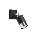 Wandleuchte NERO schwarz & chrom Sollux Lighting