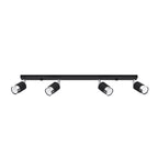 Deckenleuchte - Spot - Strahler NERO 4 schwarz & chrom Sollux Lighting