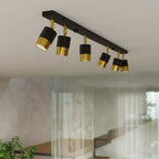 Wandleuchte NERO schwarz & gold Sollux Lighting