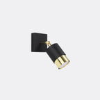 Wandleuchte NERO schwarz & gold Sollux Lighting