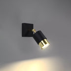Wandleuchte NERO schwarz & gold Sollux Lighting
