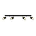 Deckenleuchte - Spot - Strahler NERO 4 schwarz & gold Sollux Lighting