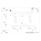 Deckenleuchte - Spot - Strahler NERO 4 schwarz & gold Sollux Lighting