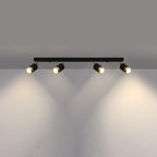 Deckenleuchte - Spot - Strahler NERO 4 schwarz & gold Sollux Lighting