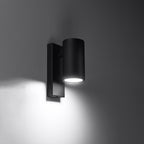 Wandleuchte UTTI schwarz Sollux Lighting