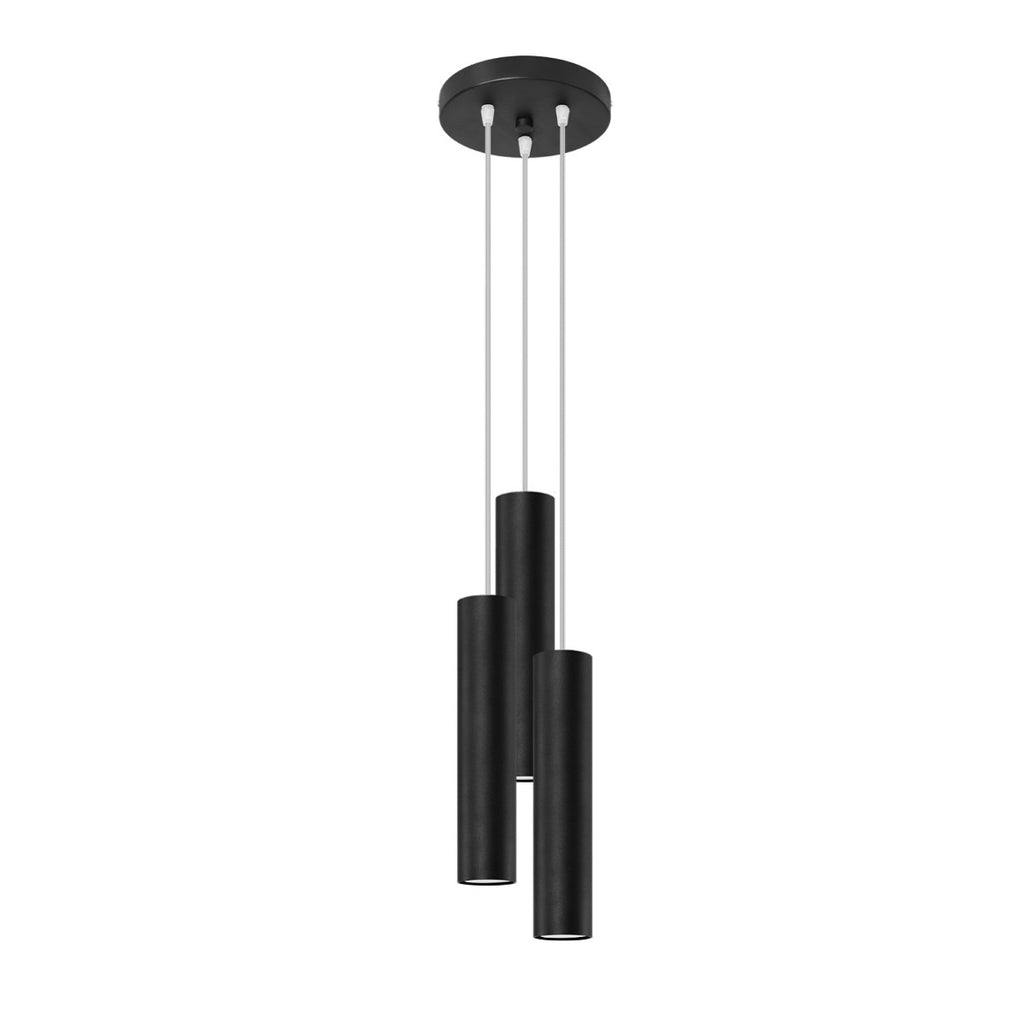 Pendelleuchte LAGOS 3P schwarz Sollux Lighting