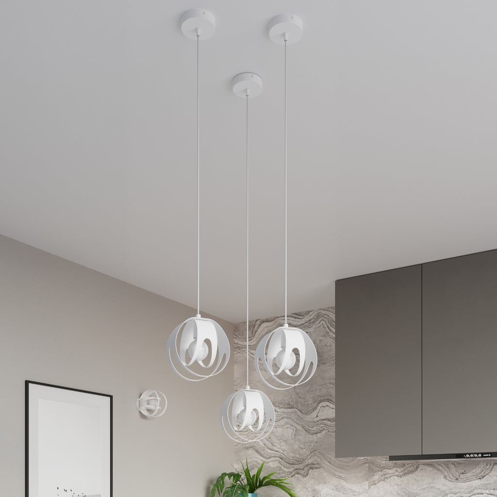 Pendelleuchte TULOS 1 weiß Sollux Lighting