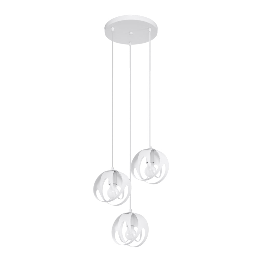 Pendelleuchte TULOS 3P weiß Sollux Lighting