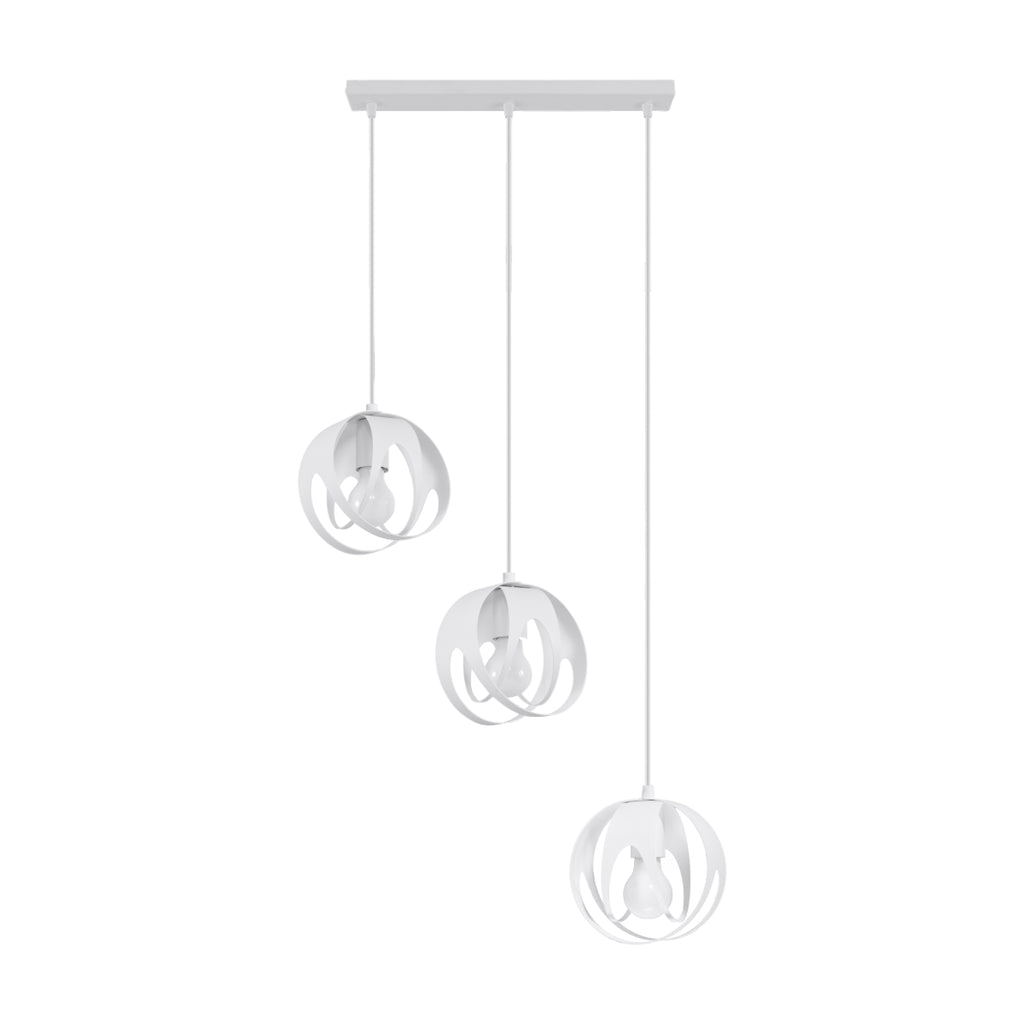 Pendelleuchte TULOS 3L weiß Sollux Lighting