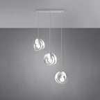 Pendelleuchte TULOS 3L weiß Sollux Lighting