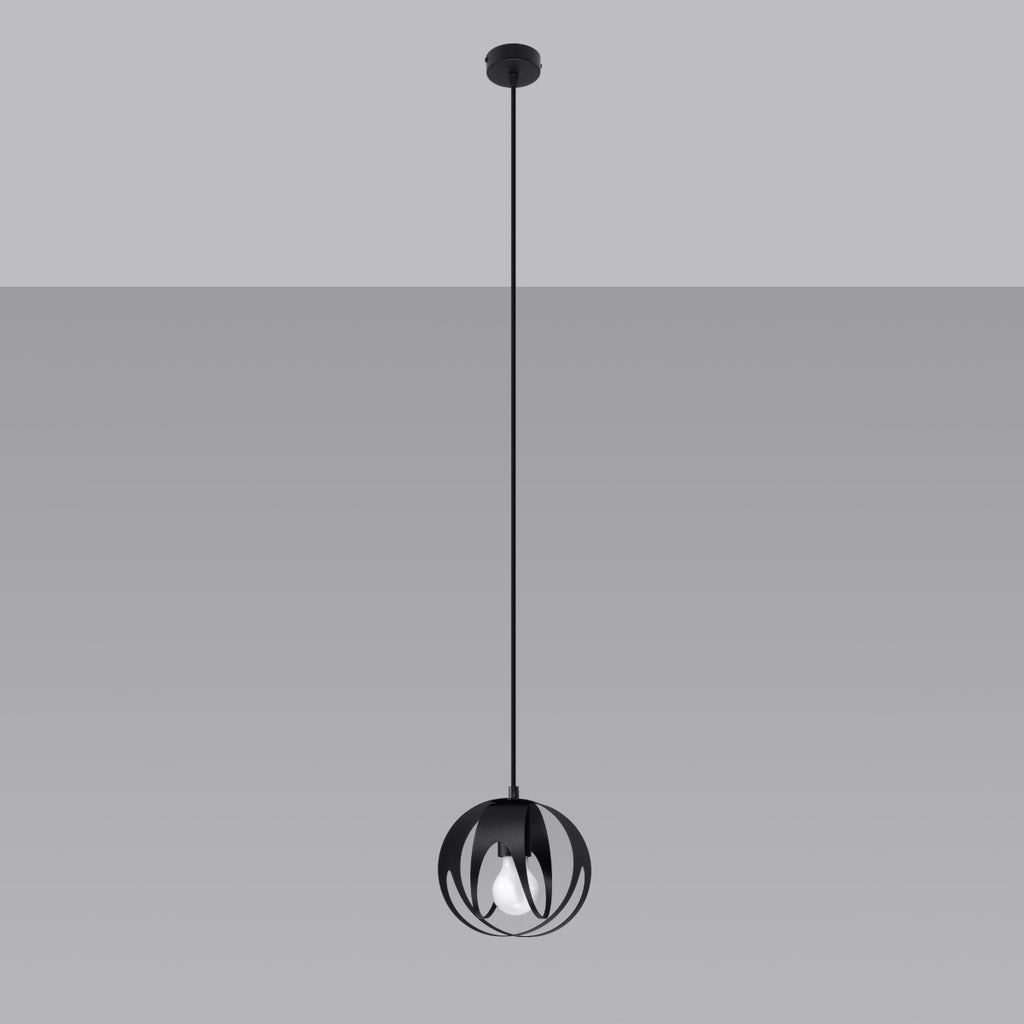 Pendelleuchte TULOS 1 schwarz Sollux Lighting
