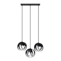 Pendelleuchte TULOS 3L schwarz Sollux Lighting