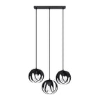 Pendelleuchte TULOS 3L schwarz Sollux Lighting