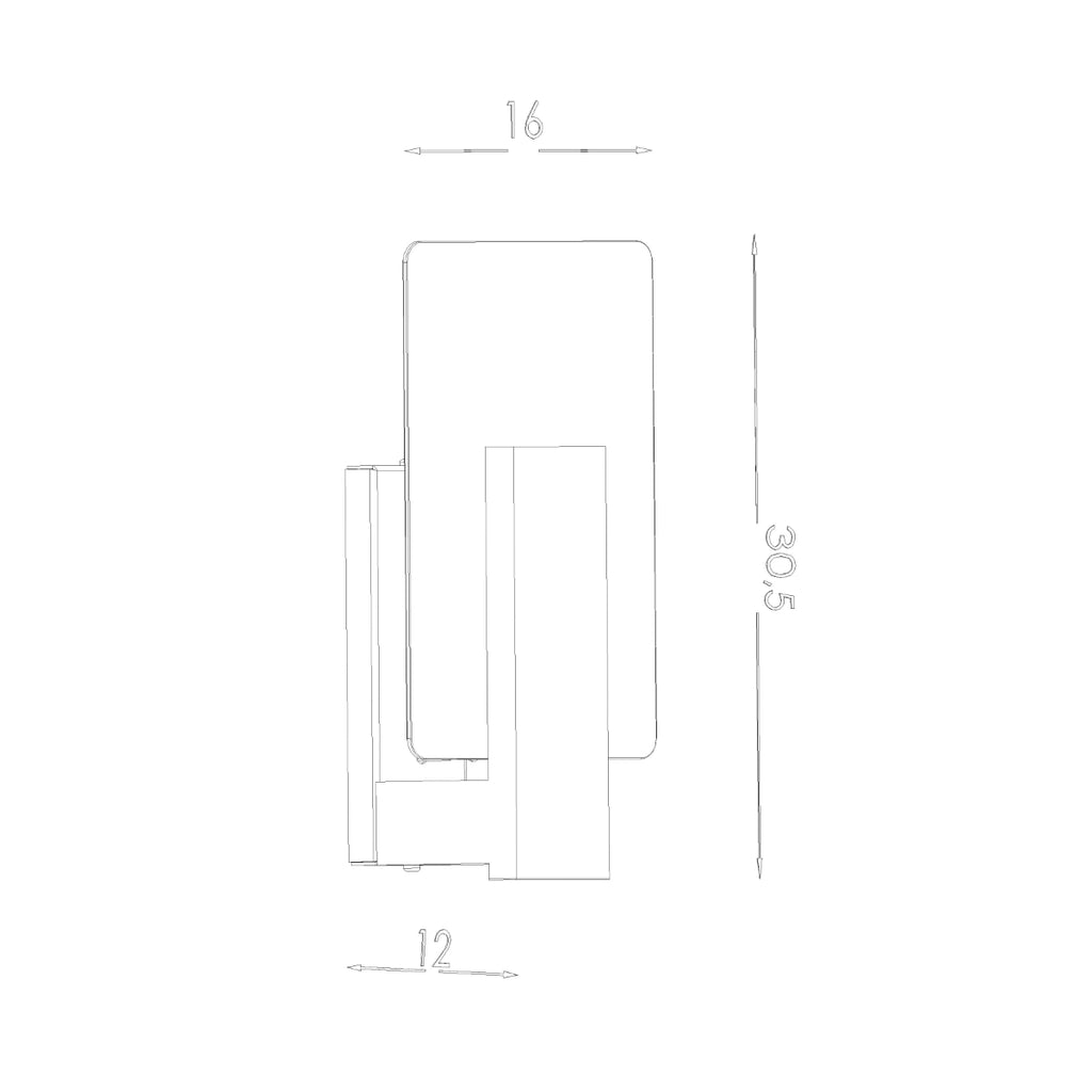 Wandleuchte LAPPO Wenge Sollux Lighting