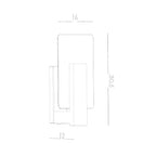 Wandleuchte LAPPO Wenge Sollux Lighting