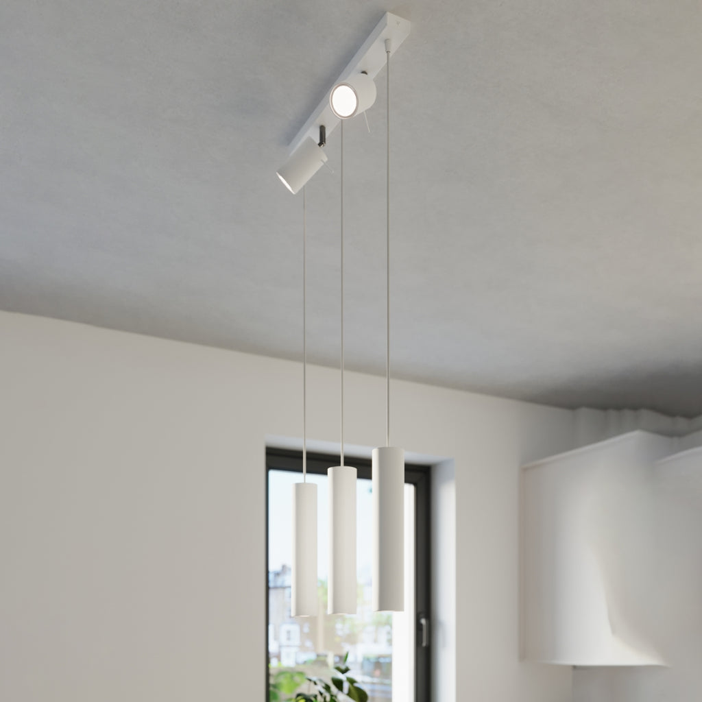 Pendelleuchte RING 3 weiß Sollux Lighting