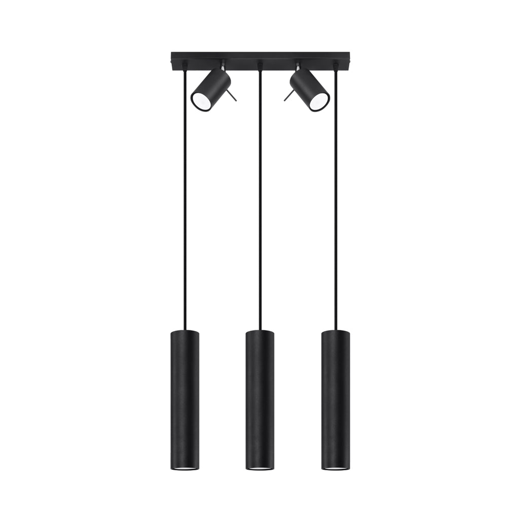 Pendelleuchte RING 3 schwarz Sollux Lighting