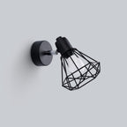 Wandleuchte ARTEMIS 1 schwarz Sollux Lighting