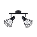 Deckenleuchte ARTEMIS 2 schwarz Sollux Lighting