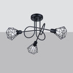 Deckenleuchte ARTEMIS 3S schwarz Sollux Lighting