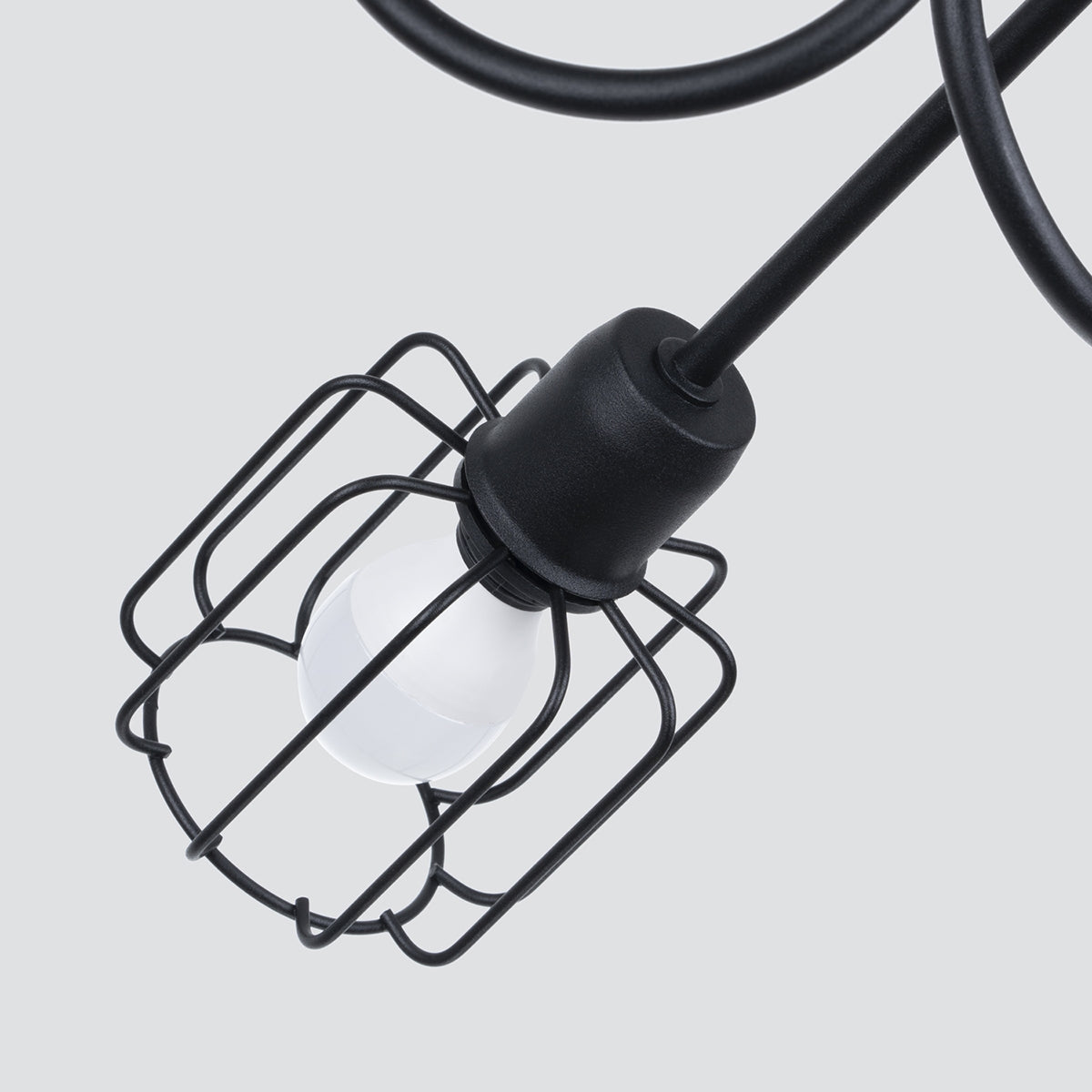 Pendelleuchte BELUCI 3S schwarz Sollux Lighting