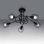 Pendelleuchte BELUCI 5S schwarz Sollux Lighting